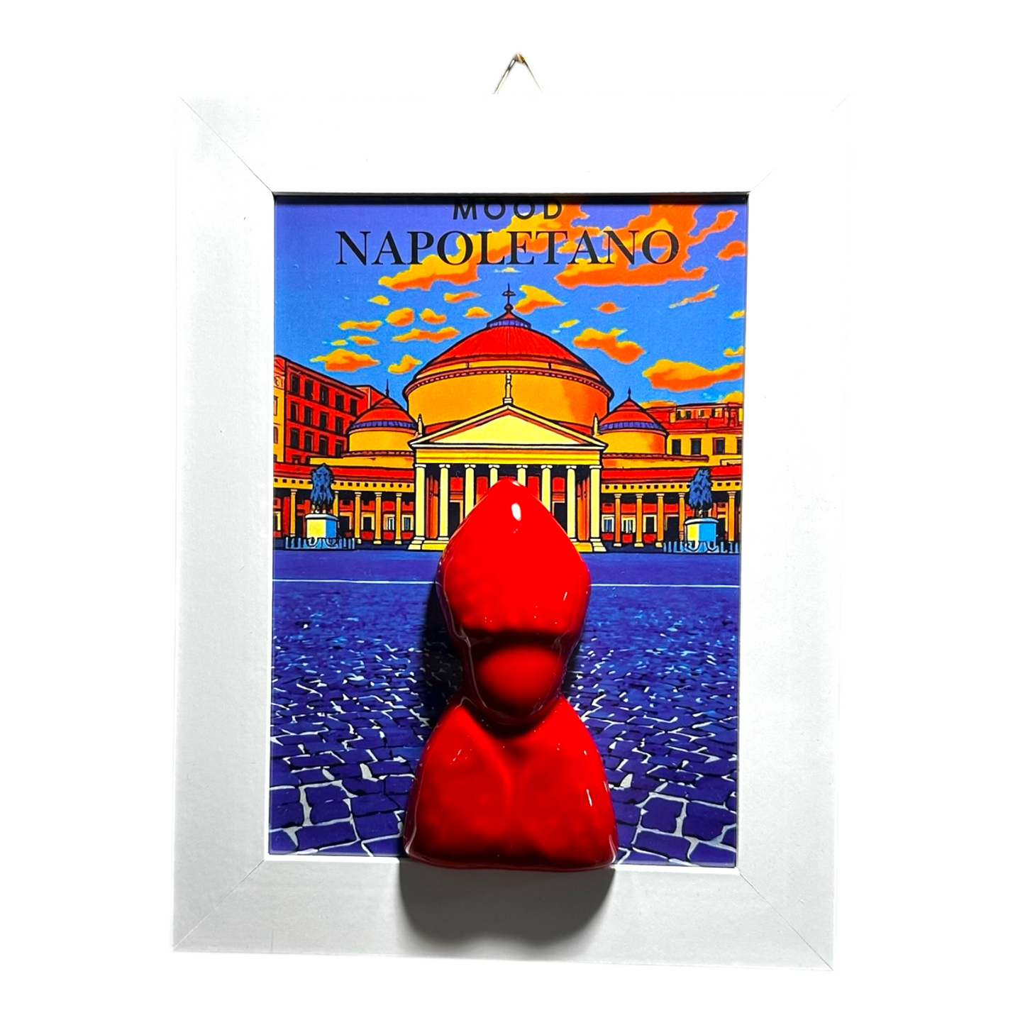Amagè - quadretto San Gennaro rosso