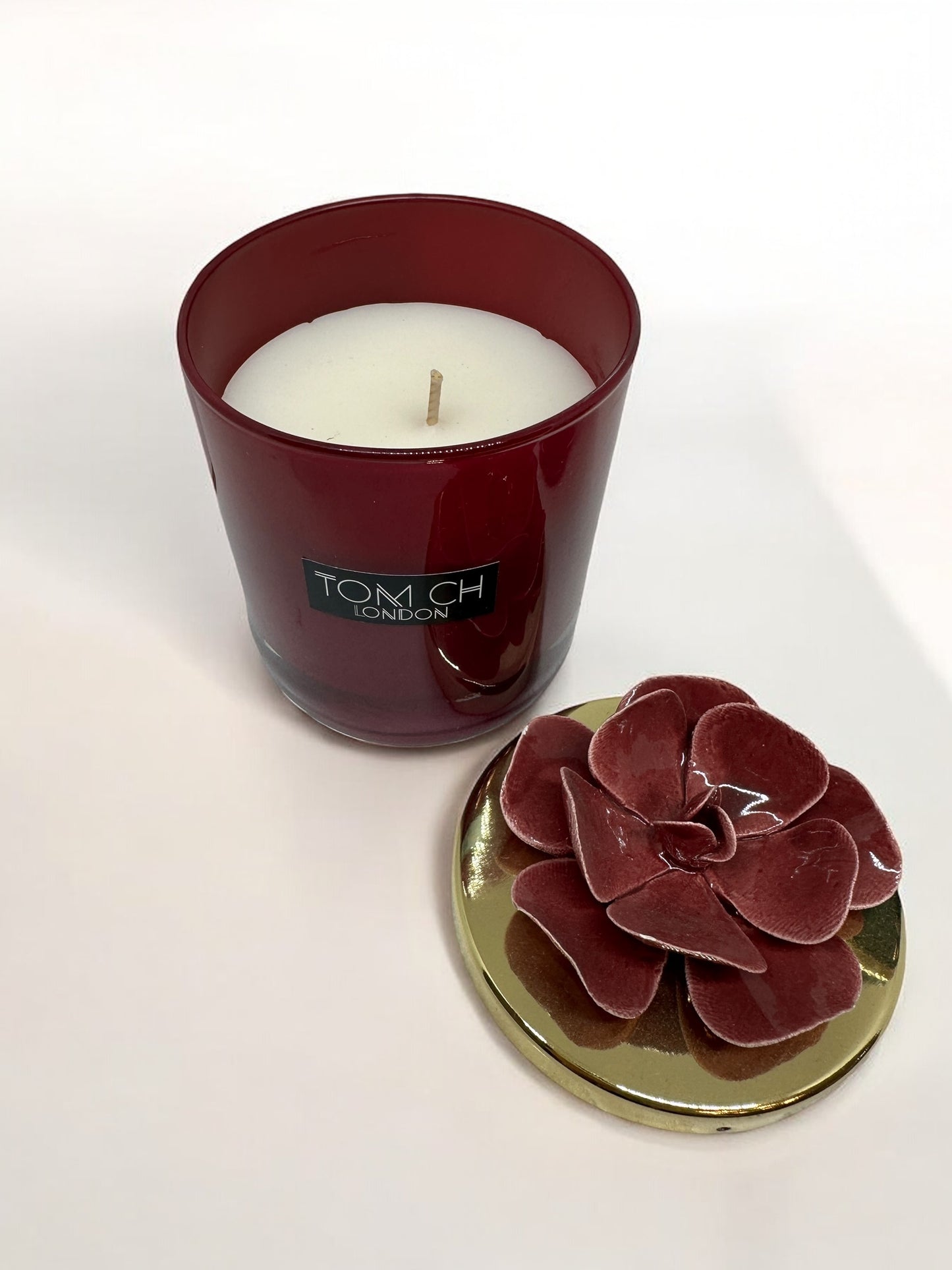 Candela con tappo a fiore media - Tom Ch London