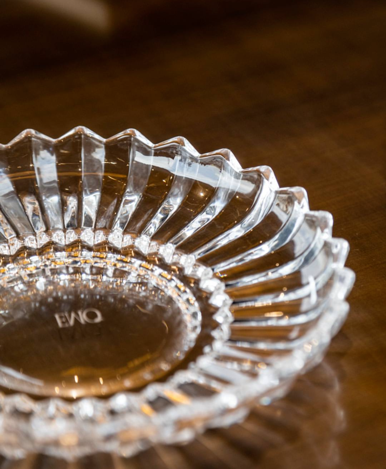 Svuotatasche in cristallo Onde Emò - collezione Artica