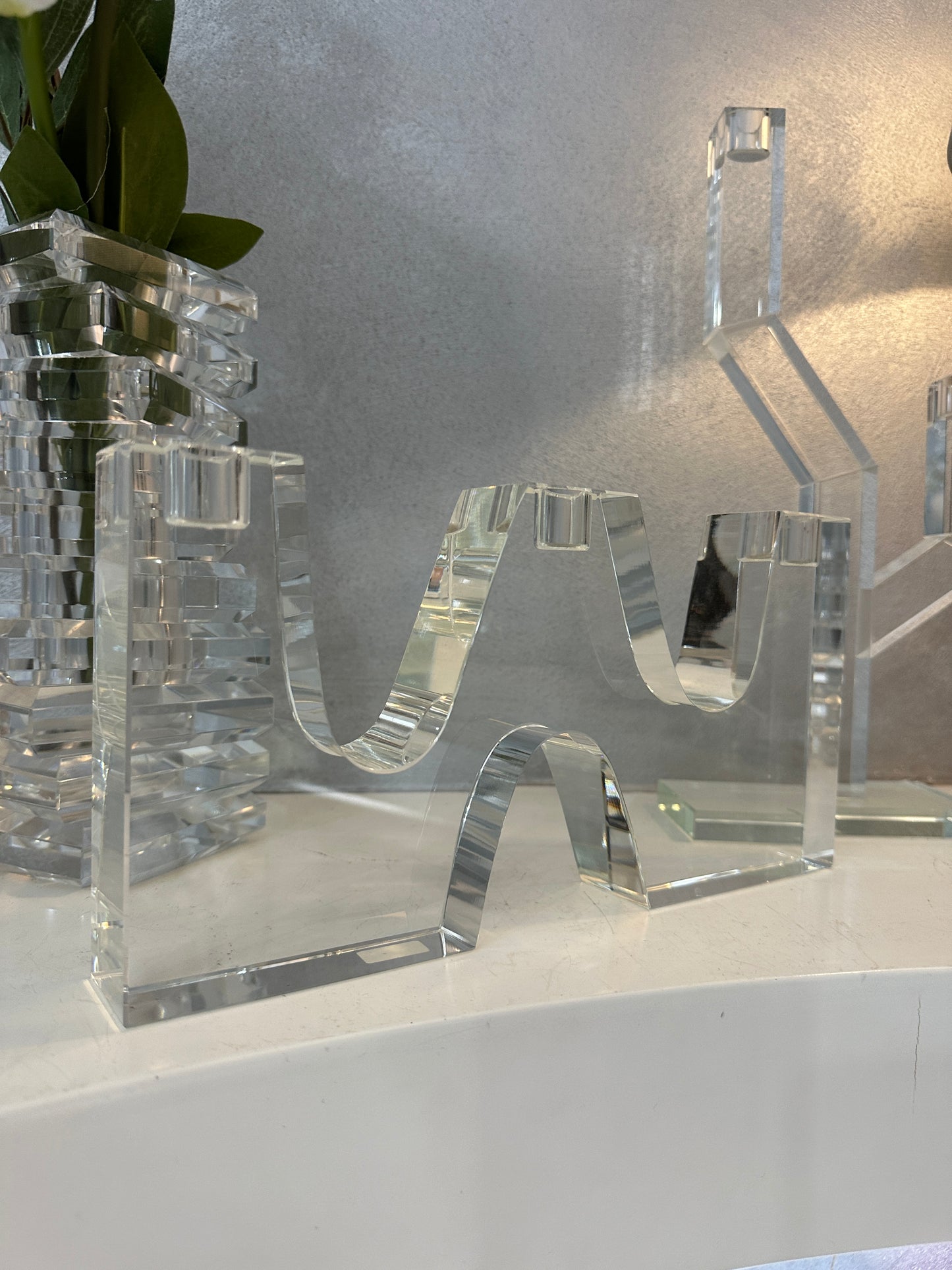 Candeliere moderno design Emò 3 fiamme