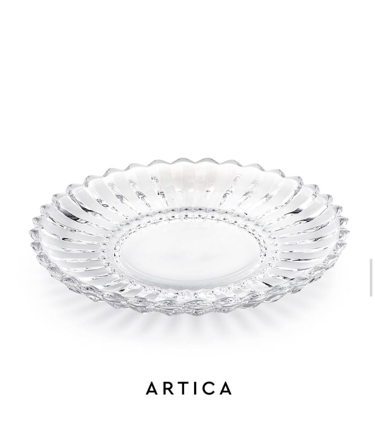 Svuotatasche in cristallo Onde Emò - collezione Artica
