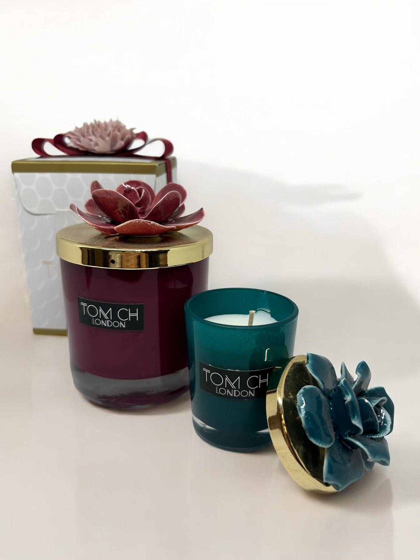 Candela con tappo a fiore piccola - Tom Ch London