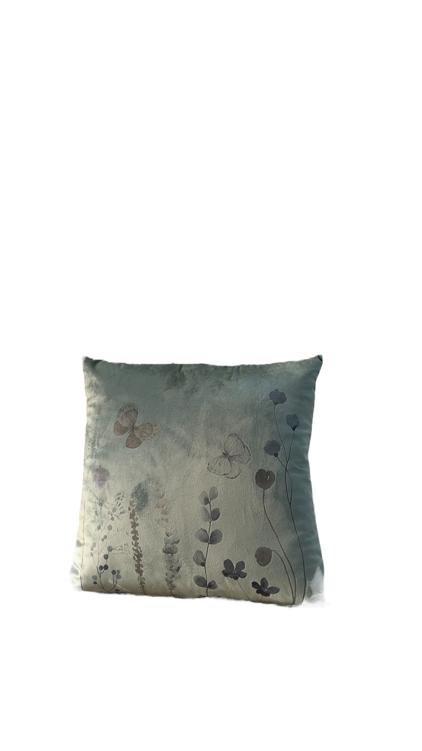 Cuscino velluto fantasia 40x40 - Fiori di Lena