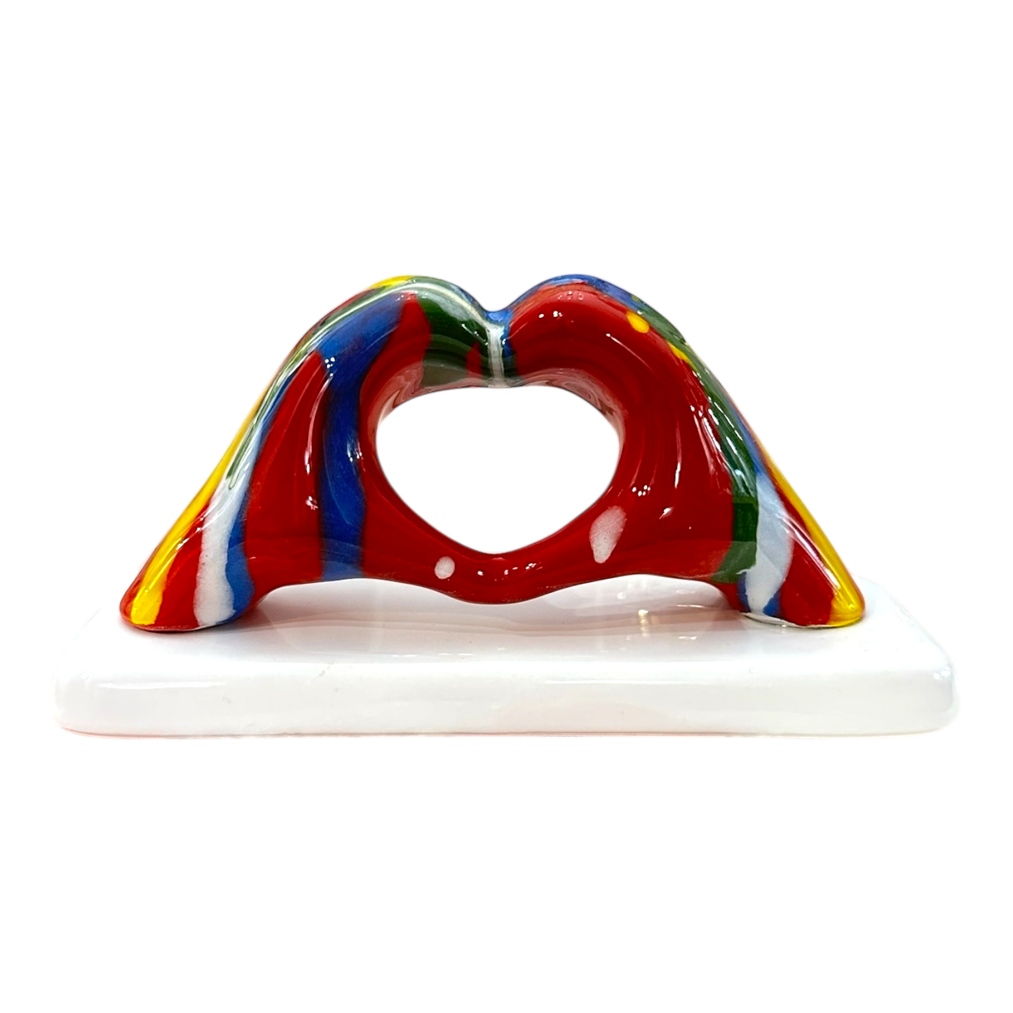 Amagè - Mini mani “I love you” imbrattate