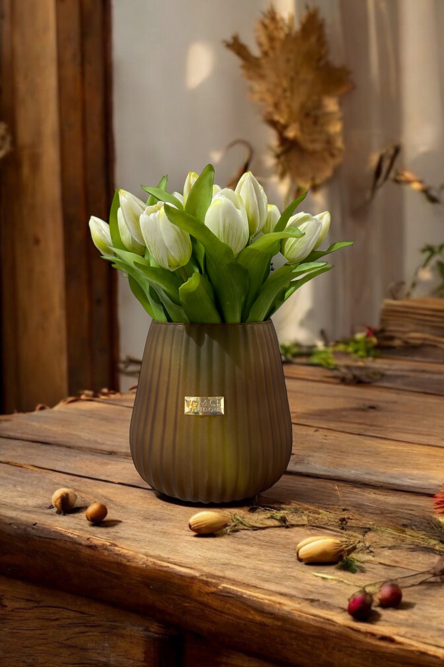 Vaso vetro soffiato Tom Ch - h.20