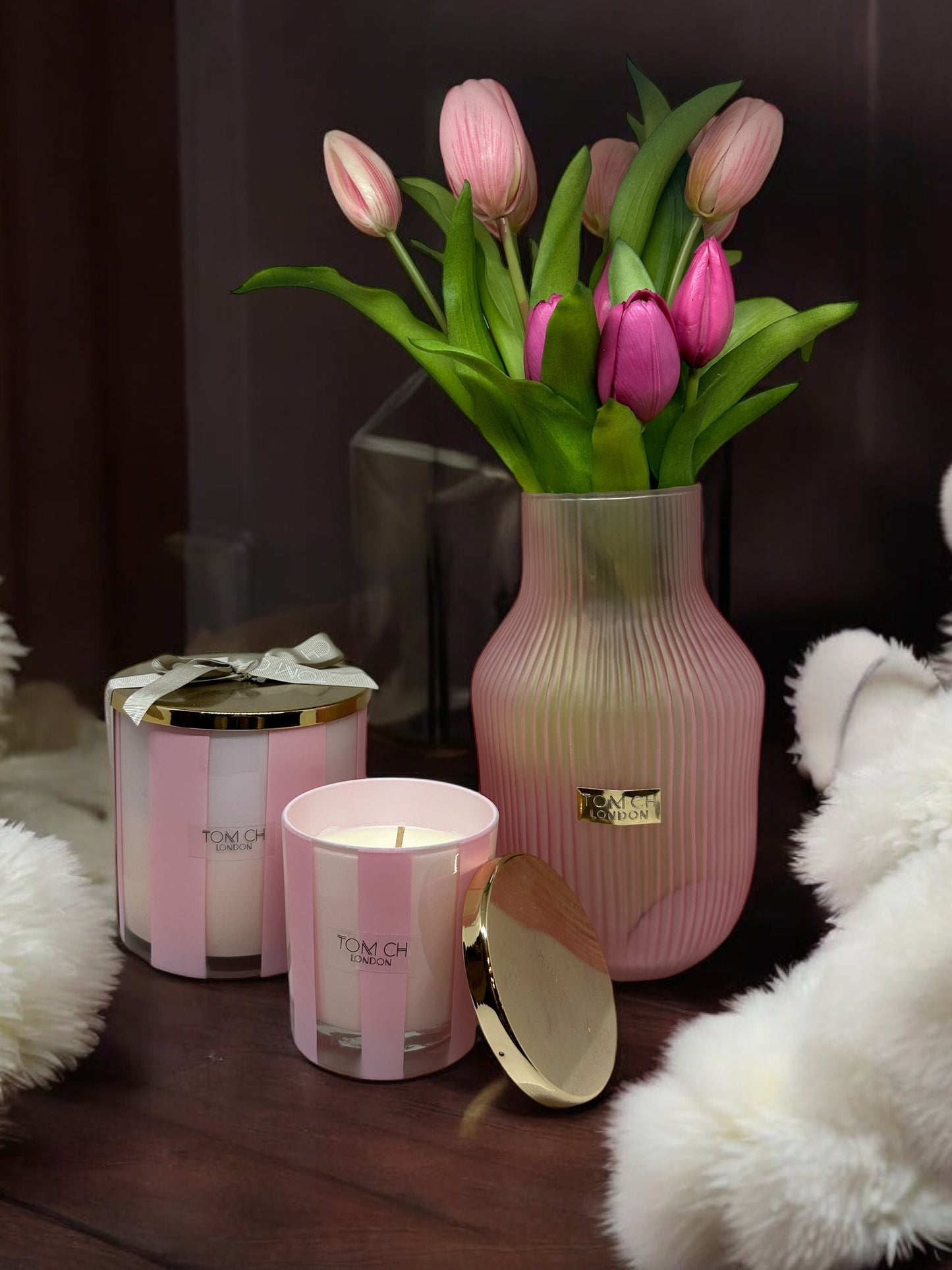 Candela “superior” a righe rosa - Tom Ch London