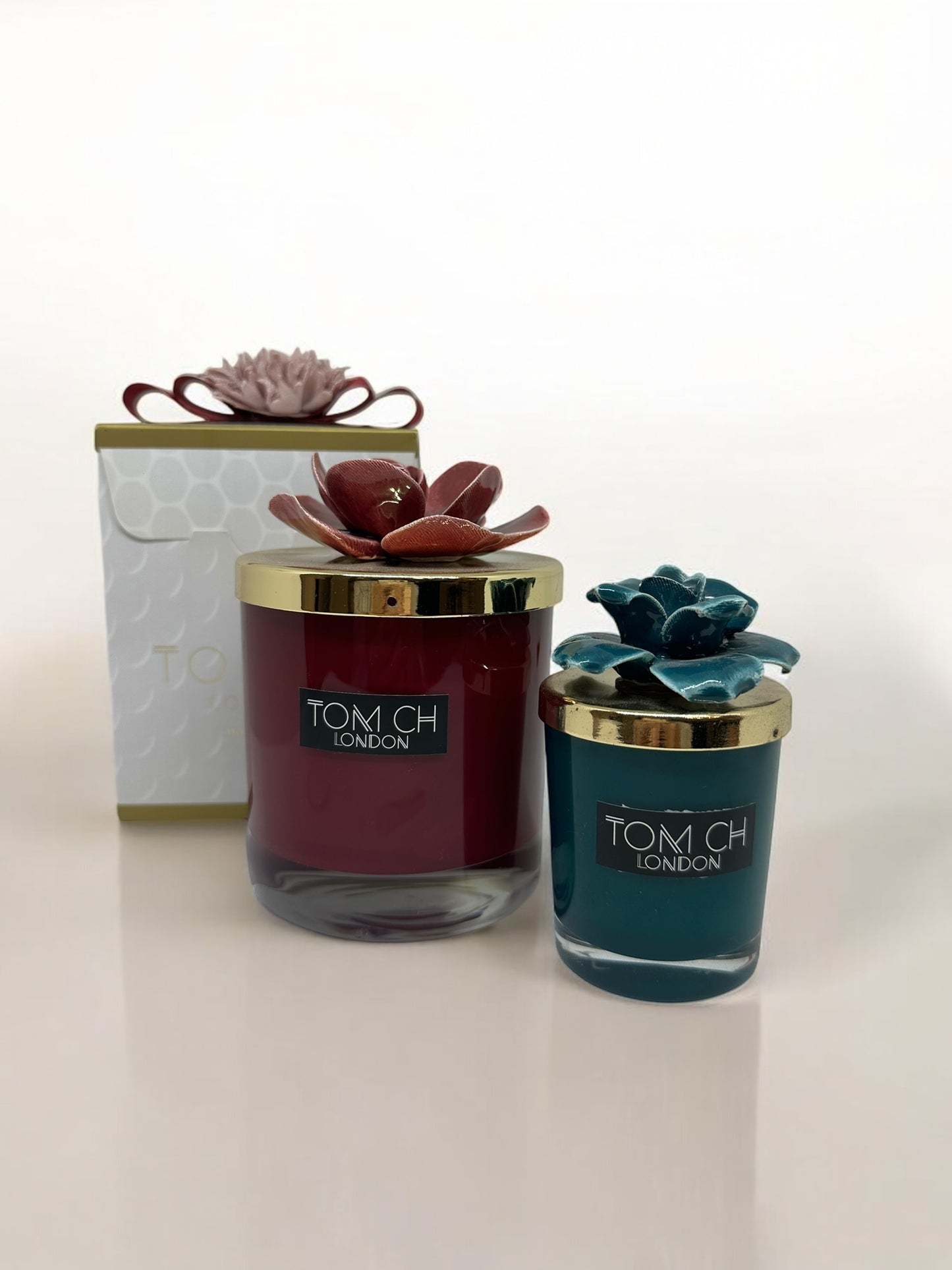 Candela con tappo a fiore piccola - Tom Ch London