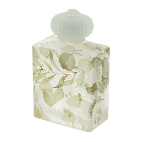 BOTTIGLIA VETRO BOTANIC 10,5X6XH17,5CM 500ML GIALLO SATINATO