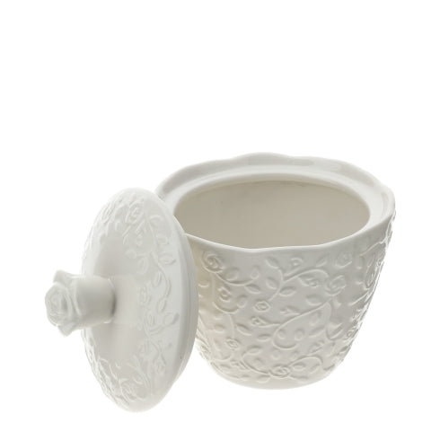CONTENITORE PORC.ROMANCE C/COP.12CM