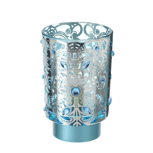 LAMPADA VETRO BISANZIO AZZURRO DIA.10X15