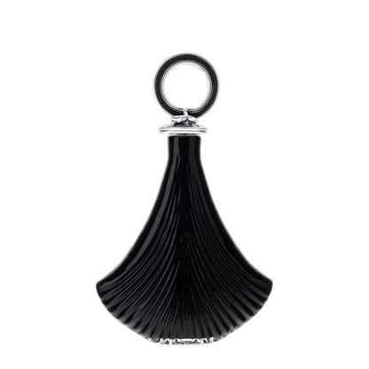 BOTTIGLIA VETRO SHELL NERO 25X10XH40CM - HERVIT