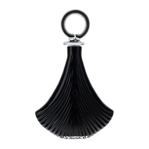 BOTTIGLIA VETRO SHELL NERO 33X12XH51CM