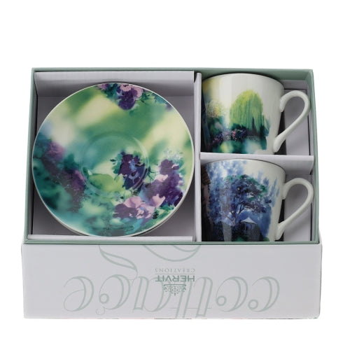 BOX 2 TAZZINE CAFFE' COTTAGE (A B) 8X6CM