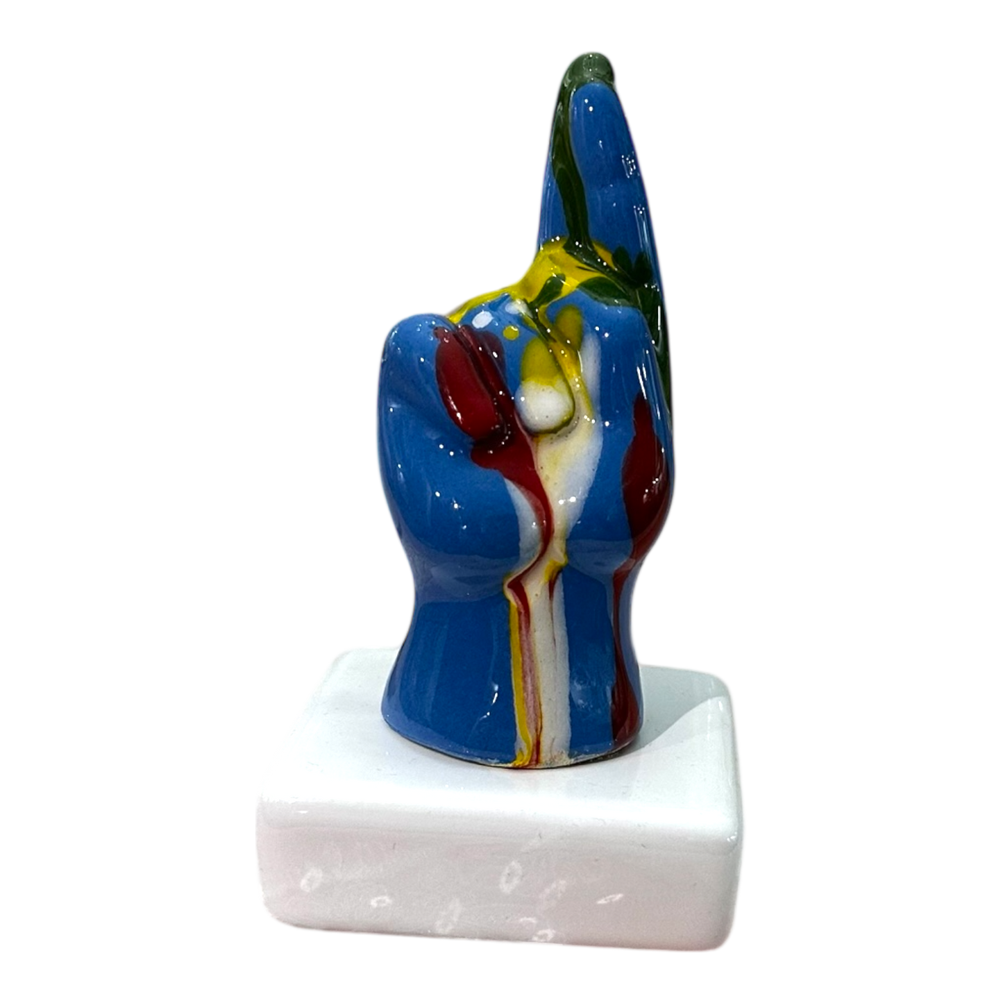 Amagè - Mini mano imbrattata dita incrociate