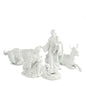SET NATIVITA' PORCELLANA BIANCA 5PZ 26CM - ROYAL CLASS HERVIT