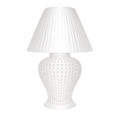 LAMPADA POTICHE PORC.TRAF.40X95CM(H)