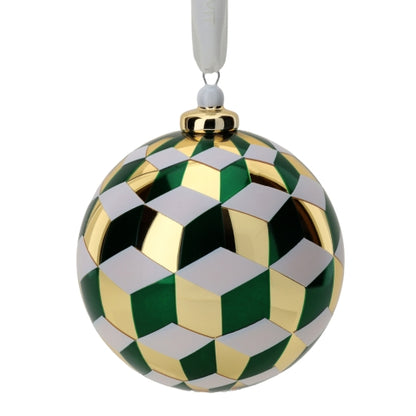 SFERA VETRO BOREALE CUBES DIA 10CM