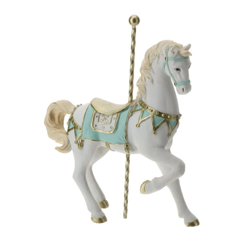 CAVALLO RESINA CAROSELLO 25XH30CM