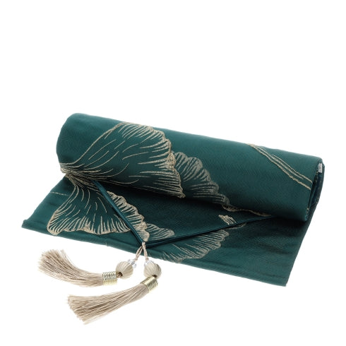 RUNNER JACQUARD VERDE 33X180CM