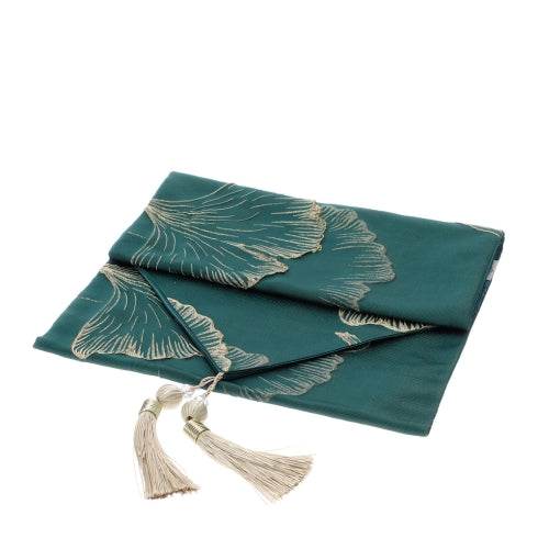 RUNNER JACQUARD VERDE 33X180CM