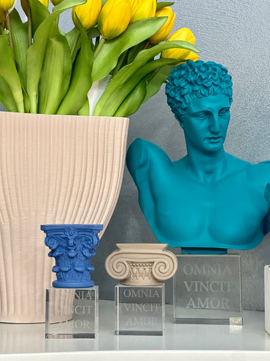 Busto Hermes Blu ottanio - Chiaraela