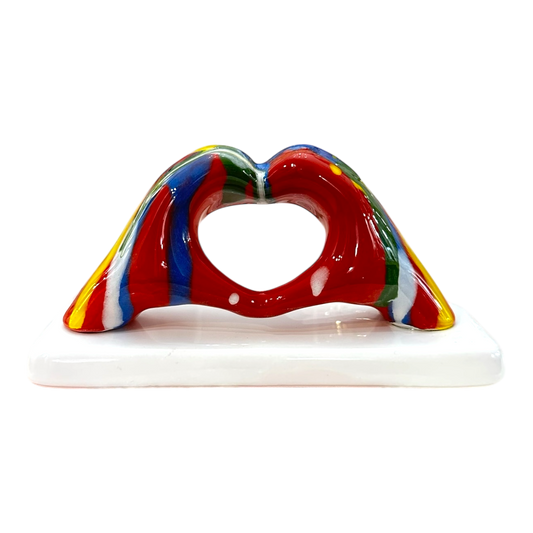 Amagè - Mini mani “I love you” imbrattate