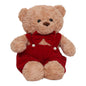 ORSETTO IN PELUCHE CON VESTITO H 50 CM SENZA
 MAGLIETTA