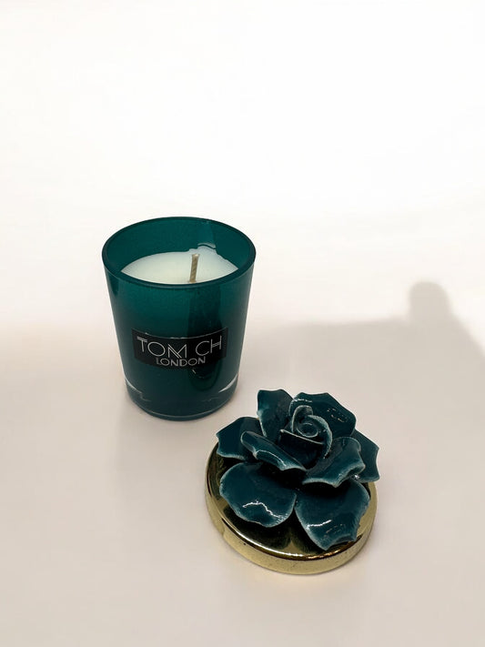 Candela con tappo a fiore piccola - Tom Ch London