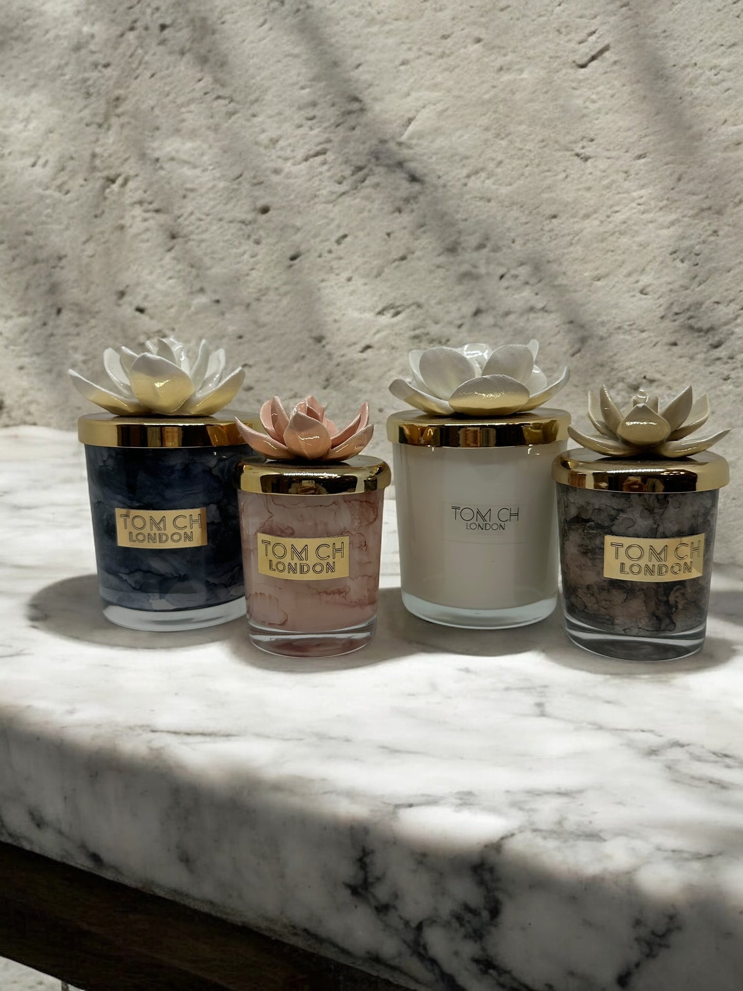 Candela con tappo a fiore piccola - Tom Ch London