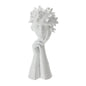 Hervit Lady Dream in Resina Bianco Scultura Floreale - 30cm
