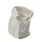 CIOTOLA CARTOCCIO PORCELLANA 14X12XH17C BIANCA NEW BONE CHINA SCATOLA REGALO