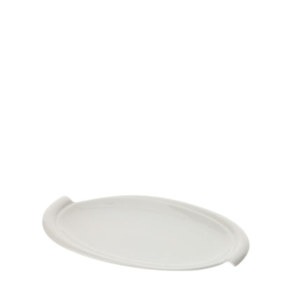 PIATTINO OVALE PORCELLANA 25X15XH2CM BIANCO NEW BONE CHINA SCATOLA REGALO