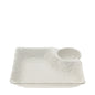 PIATTO SNACK RETTANG.PORC.ROMANCE 17X18C