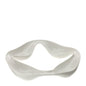 CIOTOLA PORCELLANA LOOP 31XH5,5CM BIANCA NEW BONE CHINA SCATOLA REGALO