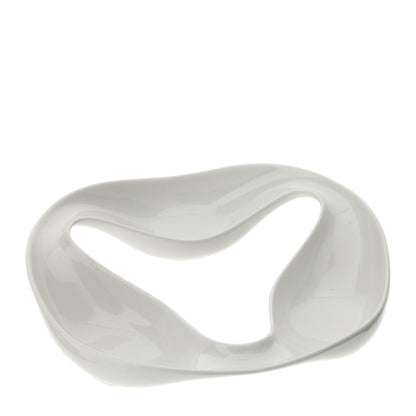 CIOTOLA PORCELLANA LOOP 25,5XH5CM BIANCA NEW BONE CHINA SCATOLA REGALO