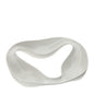 CIOTOLA PORCELLANA LOOP 25,5XH5CM BIANCA NEW BONE CHINA SCATOLA REGALO