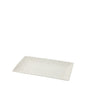 VASSOIO RETTANG.PORC.ROMANCE 25X15CM BIANCO RILIEVO ROSELLINE SCATOLA REGALO