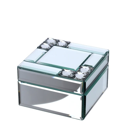 COFANETTO CRISTALLO MIROIR 12X12XH8CM