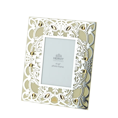 CORNICE VETRO BYZANTIUM GIALLA 18X22CM
