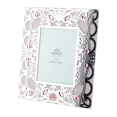 CORNICE VETRO BYZANTIUM ROSA 24X29CM