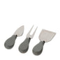 SET 3 COLTELLI FORMAGGIO 20CM TORTORA MANICO LEGNO, 2 COLTELLI + 1 FORCHETTINA SCAT.REG.
