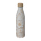 BOTTIGLIA TERMICA 500ML CANVAS DIA.7X27C ACCIAIO INOSSIDABILE CREMA SCATOLA REGALO