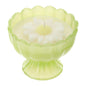 CANDELA DAISY DIA.9XH8CM PROF.J'ADORE 110G IN COPPETTA VETRO VERDE SCATOLA REGALO
